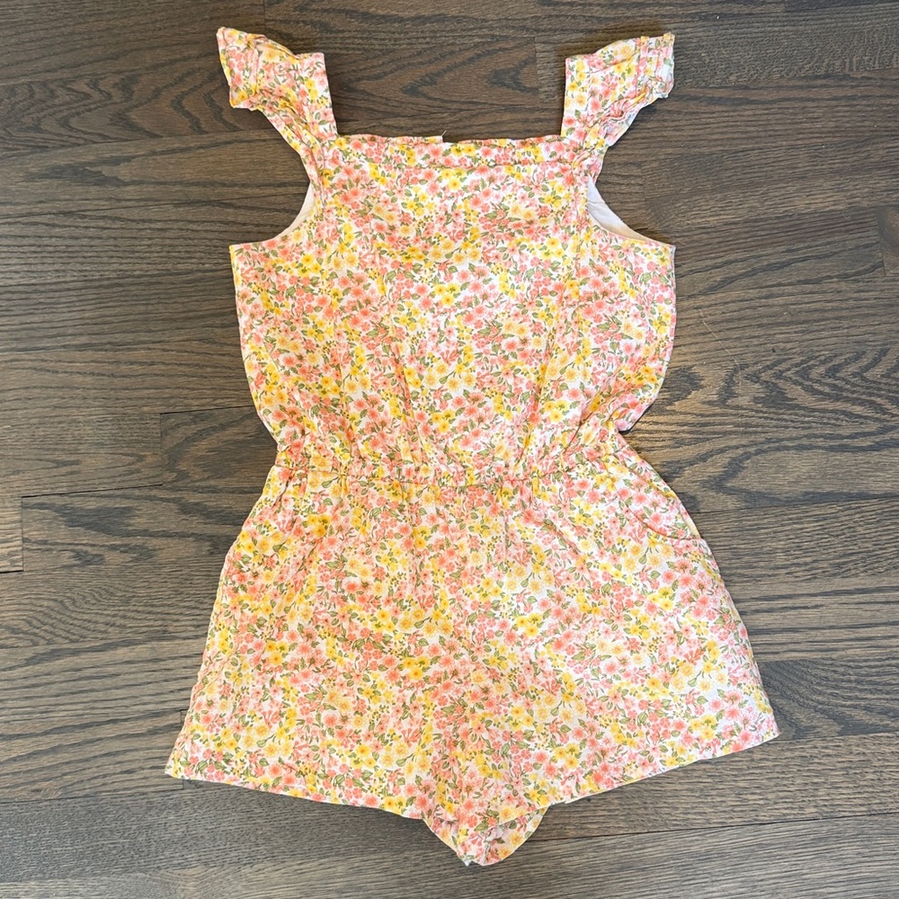 Janie and Jack Floral Romper